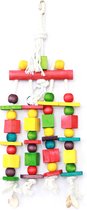 Happy Pet Speelgoed Block N Beads Papegaai - 45X16 CM