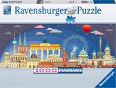 Ravensburger puzzel Berlijn bij nacht - Legpuzzel - 1000 stukjes