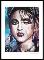 Madonna print 51x71 cm *ingelijst & gesigneerd