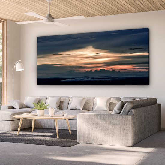 Runa Art Schilderijen Dream Big Een Stukje Modern Fleece Niet-geweven Canvas Huiskamer Hal Street Art Grijs Rood 040612b