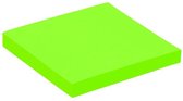 Memoblok quantore 76x76mm neon groen | Omdoos a 6 stuk x 100 vel | 6 stuks