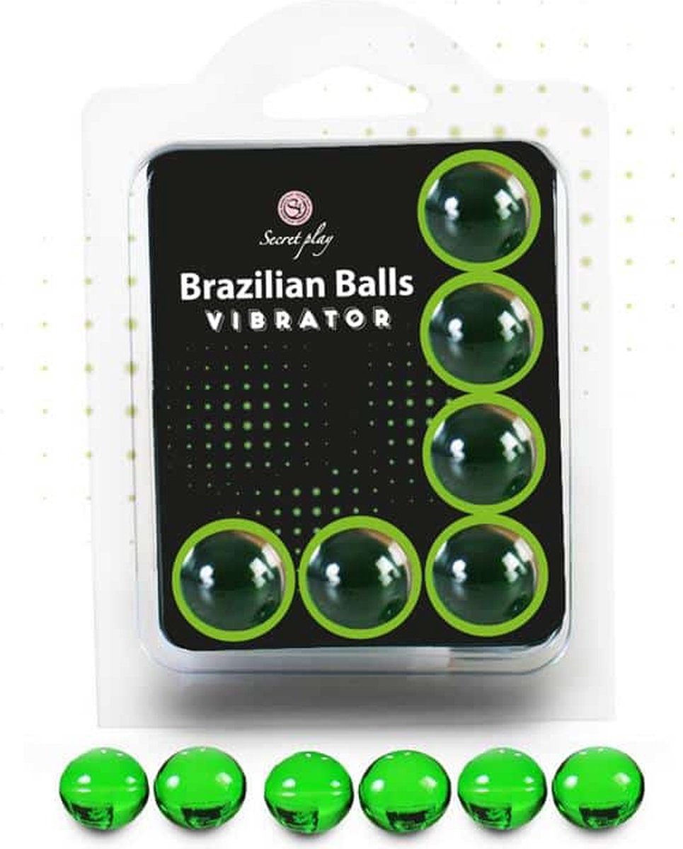 Goedkoopste Secret Play Brazilian Balls - Massageolie - Vibrerend - 6 Stuks
