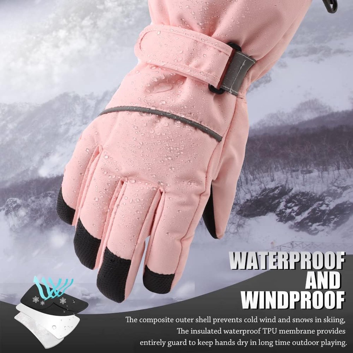 QKURT - Skihandschoenen Jongens / Skikleding