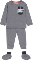 Dirkje zebra baby set lang 56 – t-shirt, lange broek en slofjes