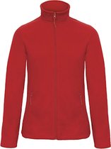 Fleecevest 'ID.501 Micro Fleece Full Zip' Dames Maat S Rood