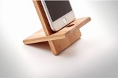 Bamboe telefoonhouder - voor op bureau - tafel - Phone Stand Bamboo