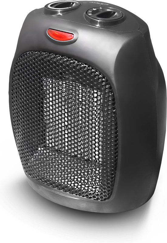 MOZY - Luchtverwarmer AD 7702 - Heater - Zwart - 2 Standen - 1500W - Ventilatorkachel - Warme en Koude lucht - Warme Kachel - Elektrische Kachel - Straalkachel - Energiezuinige Verwarming - Warme Lucht - Draagbaar