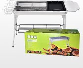 Barbecue Grill Staal Draagbare Opvouwbare BBQ Houtskool Tuin Camping ASH