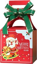 Cadeauverpakking in Kerstthema - Kerstcadeauverpakking - Trakteren Kerst - Kerstpakket - 10 stuks zonder doorkijkvenster