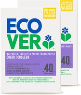 Ecover Waspoeder Voordeelverpakking 80 Wasbeurten - Ecologisch & Voor Gekleurde Was - Lavendel & Eucalyptus Geur