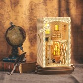 Kit Book Nook Pharmacie Magique DIY - Maquette à Construire - éclairage LED - Décoration étagère - Cadeau Créatif Adulte