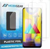 Mobigear Screenprotector geschikt voor Samsung Galaxy M31 | Mobigear Screenprotector Folie - Case Friendly (3-Pack)