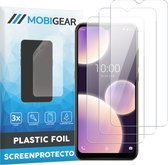 Mobigear Screenprotector geschikt voor Wiko View 4 Lite | Mobigear Screenprotector Folie - Case Friendly (3-Pack)
