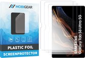 Mobigear Screenprotector geschikt voor Samsung Galaxy Tab S8 Ultra | Mobigear Screenprotector Folie - Case Friendly (3-Pack)