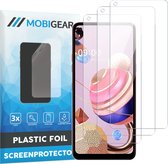 Mobigear Screenprotector geschikt voor LG K51s | Mobigear Screenprotector Folie - Case Friendly (3-Pack)