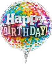 Folieballon Happy Birthday - 33cm - Diverse kleuren - Grootte Folieballon - Verjaardags thema - Feestballonnen - Verjaardagfeestjes versiering - Folie ballon - Ballonnen