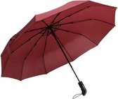 Paraplu stormbestendig, 41 inch zakparaplu, automatisch aan-dicht 10 roestvrijstalen ribben Teflon coating, UV-bescherming UPF50