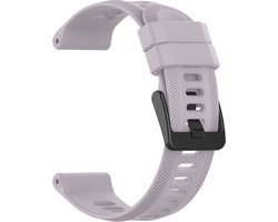Siliconen bandje - geschikt voor Garmin Forerunner 935 / 945 / 955 / 965 / 745 / 970 - lila