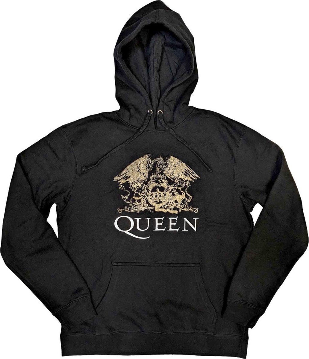 Queen - Crest Hoodie/trui - 2XL - Zwart