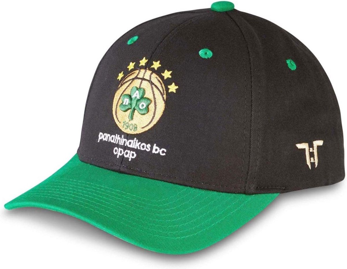 Tokyo Time - Panathinaikos Opap Athens Snapback Pet - Zwart/Groen