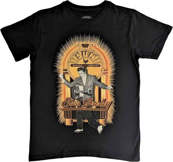 Elvis Presley - Elvis Dancing Heren T-shirt - M - Zwart
