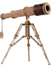 Velox Bouwpakket Volwassenen - 3D Telescoop - Verrekijker - 314 Onderdelen - Luxe Modelbouw - Montage Speelgoed - DIY Puzzel - Retro