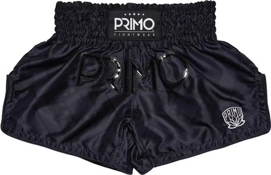 Shorts Primo Muay Thai - Série Free Flow - Black Panther - noir - taille L