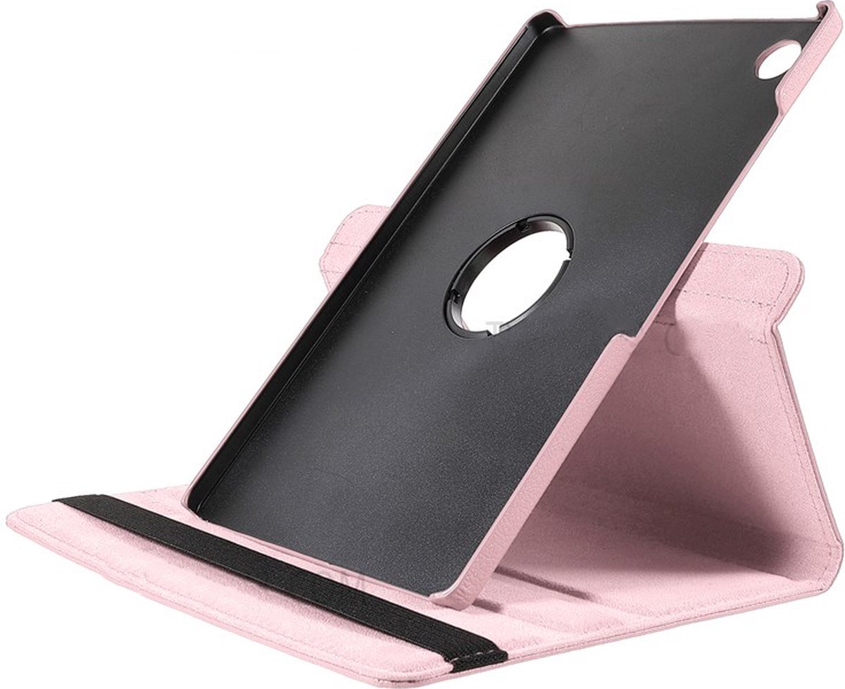 Hoes geschikt voor Samsung Galaxy Tab A9 – Arara draaibaar tablethoes – Lichtroze