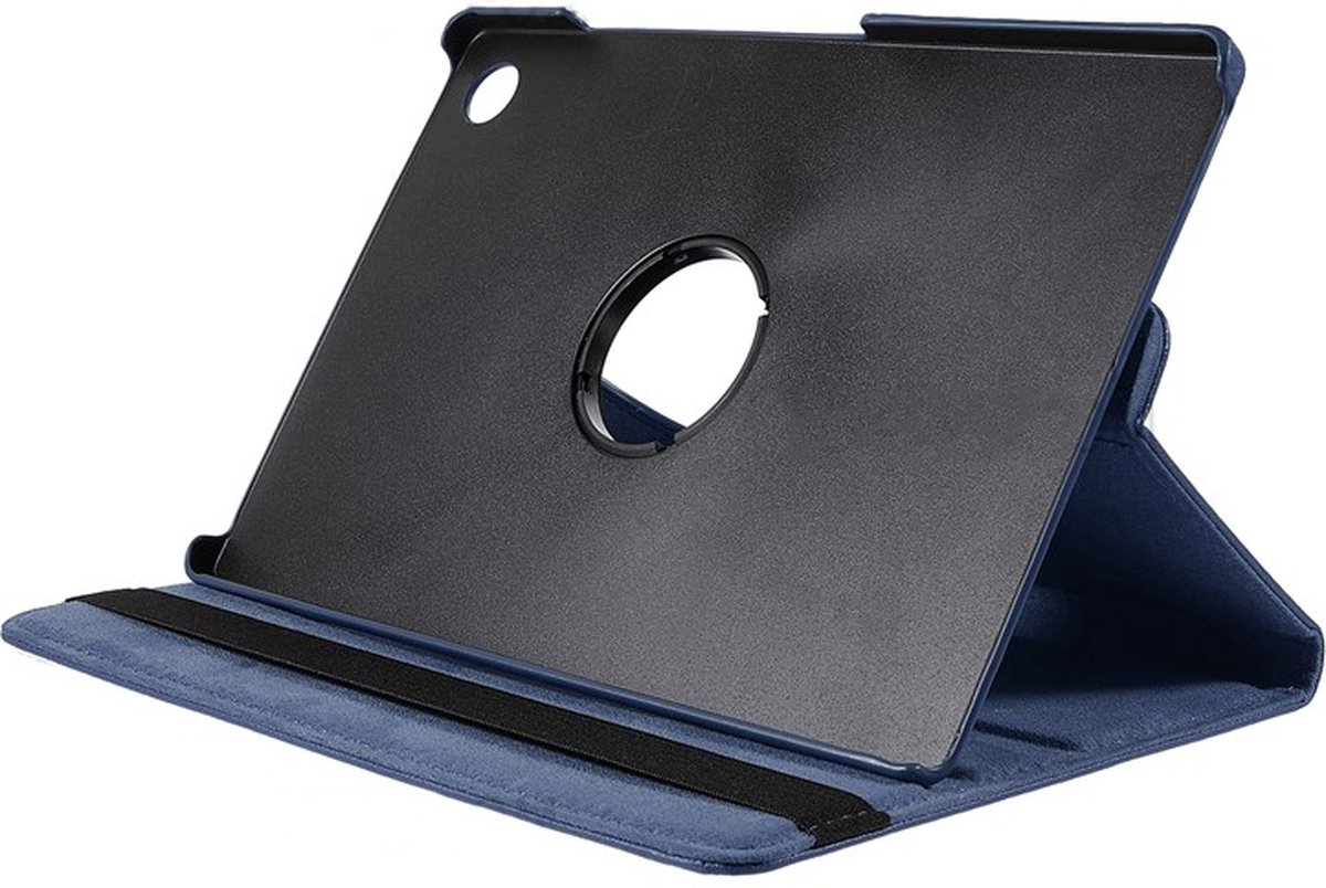 Hoes geschikt voor Samsung Galaxy Tab A9 Plus – Arara draaibaar tablethoes – Donkerblauw