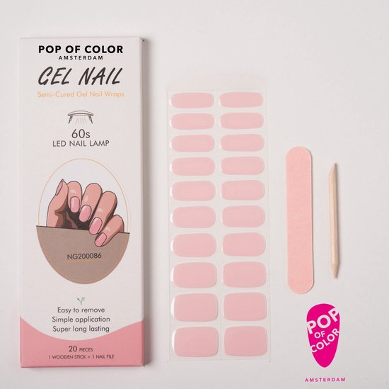 Pop of Color Amsterdam - Kleur: BIAB Transparent pink