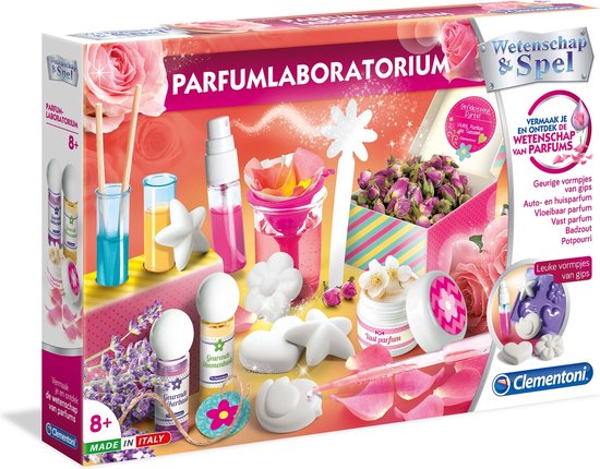 Clementoni Wetenschap en Spel - Parfumlaboratorium - Experimenteerdoos - Kinderparfum - 8+ Jaar - Clementoni