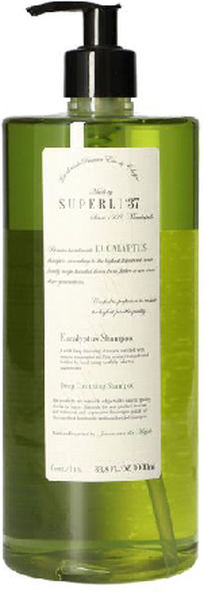 Superli '37 - Eucalyptus Shampoo - Deep Cleansing Shampoo - Vet Haar - 1000ml