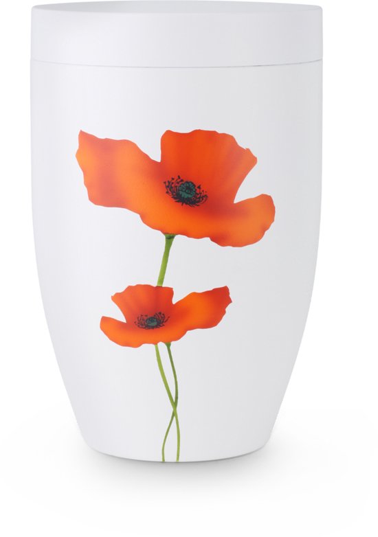 Keramische troost urn druppel met hart | DELA