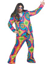REDSUN - KARNIVAL COSTUMES - Psychedelische grote hippie vermomming voor mannen - XXL