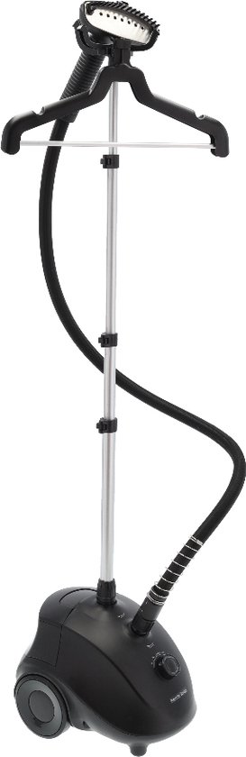 Nordic Sense stomer - kledingstomer - vloerstomer - 3 stoom instellingen - 1800 watt - Zwart
