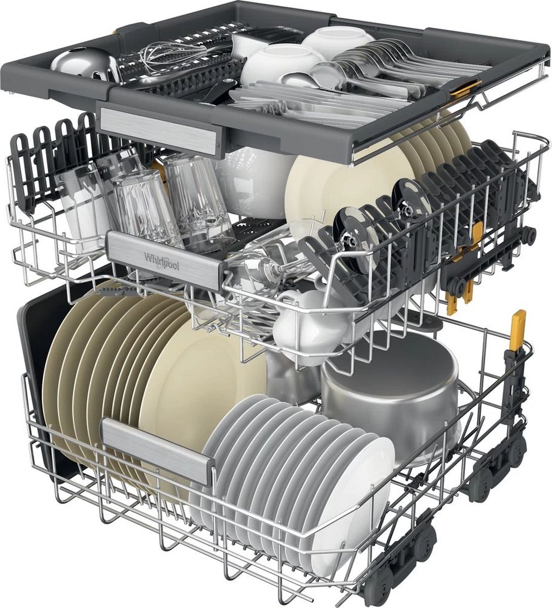 Whirlpool | W7IHP40LC | inbouw vaatwasser | Besteklade | Automatische deuropening - Zeer stille machine met 40 dB(A)! — afbeelding 6