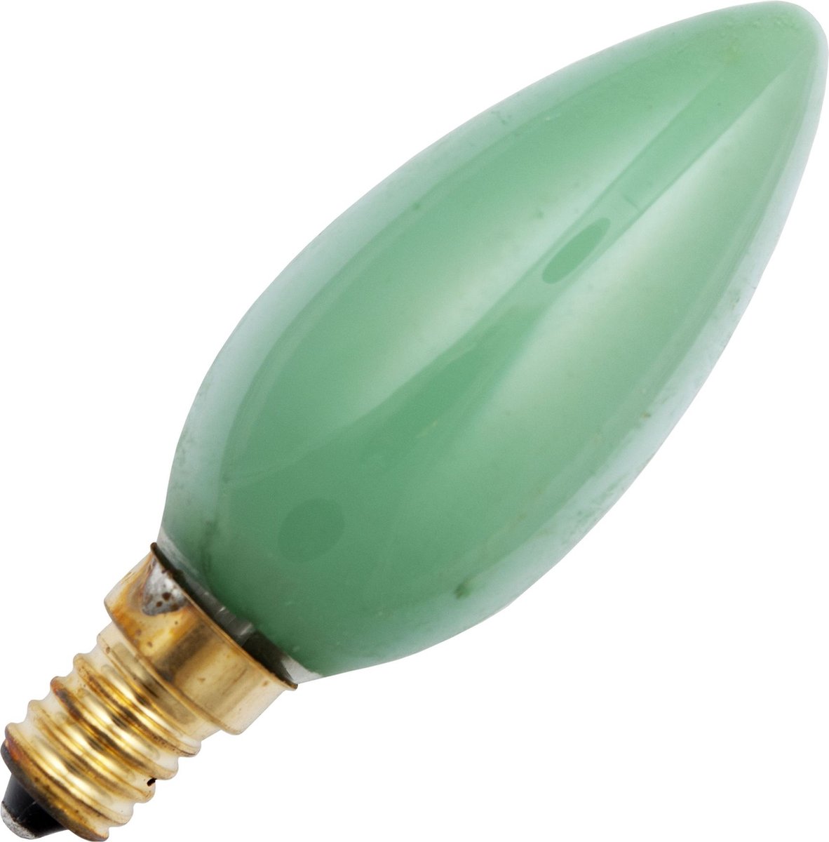 Schiefer E14 Kaars Gloeilamp | 25W Groen 30lm 230V | Dimbaar