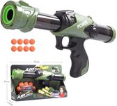 WOOPIE Speelgoed pistool met schuimballen - Speelgoedpistool - 9 stuks