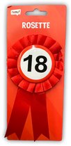 Verkeersbord Rozet 18 Jaar - Gefeliciteerd - Verjaardag - Button