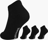 Pierre Cardin sneakersokken - 10 Paar - Unisex - Zwart - Maat 43-46
