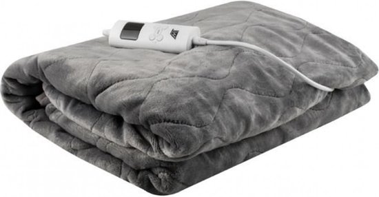 Luxe Elektrische deken 180x130cm | Verwarmde Bovendeken XXL | Wasbaar | 2 persoons Verwarmingsmat | Automatisch uitschakelen tot 3 uur | Elektrische Onderdeken | Oververhittingsbeveiliging | Thermostaat | XL Snoer | Garantie