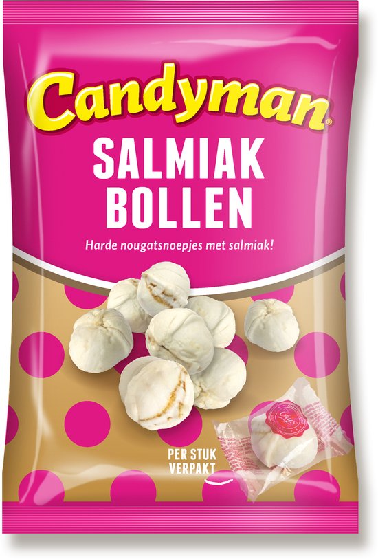 Candyman Salmiak bollen (15x100g)