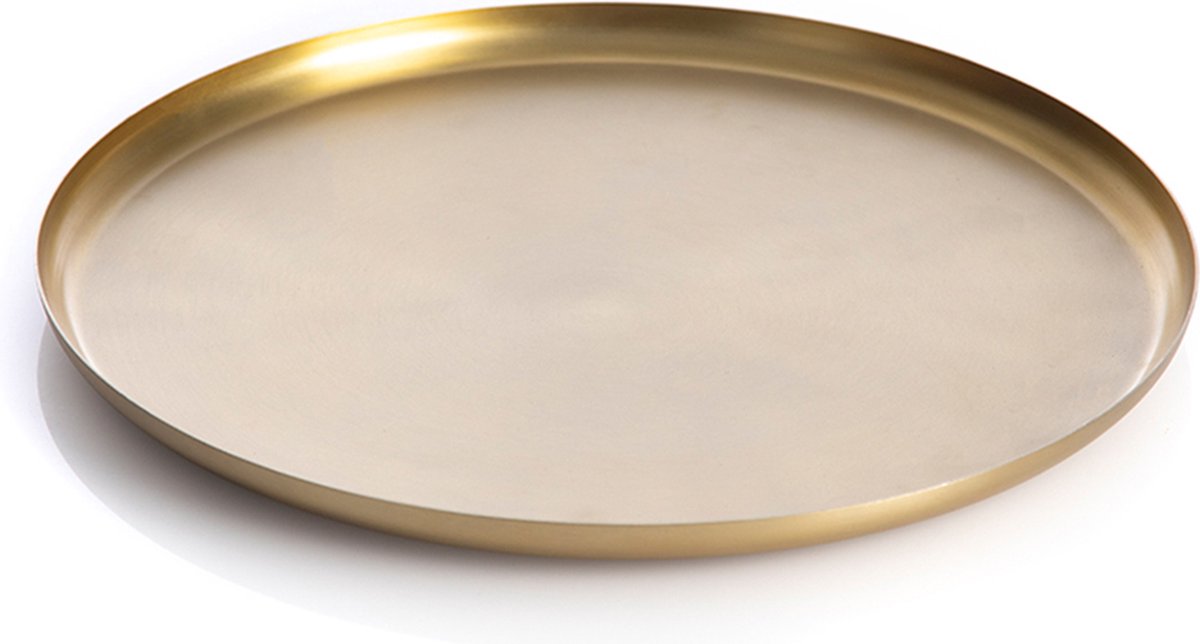 XLBoom Bao Dienblad RVS Rond Goud Ø 48 cm