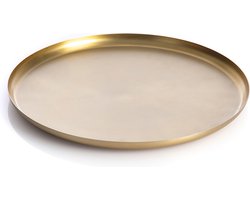 XLBoom Bao Dienblad - RVS - Rond - Goud - Ø 48 cm