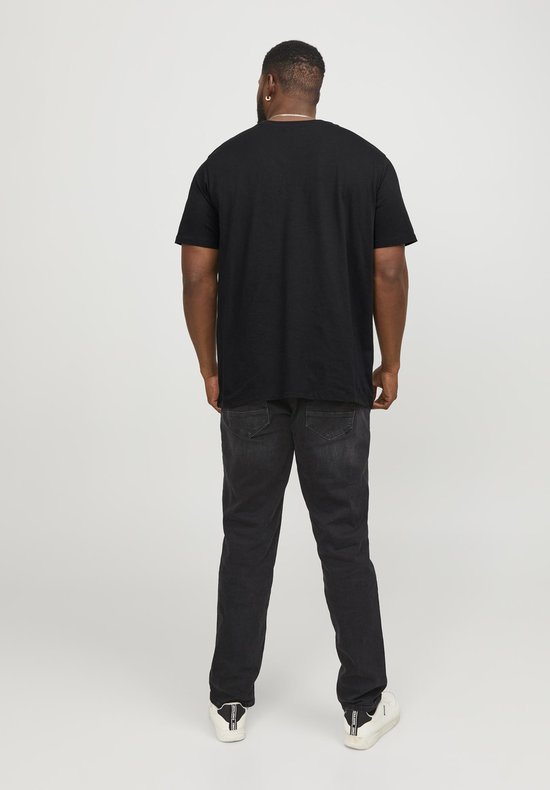 JACK & JONES Jjmine Tee SS Crew Neck, Azul Marino, XS