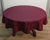 Tafelkleed 180 cm-Rond/Donker Bordeaux Rood