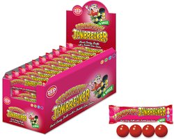 Jawbreaker - Strawberry - 40 Stuks - Snoep - Hard - Cadeautje - Cadeau - Kado - Kauwgom