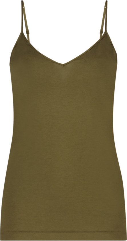 Ten Cate Dames Secrets Modal Top V-Neck Olive Green M