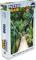 Puzzel Jungle - Palmboom - Brug - Natuur - Planten - Legpuzzel - Puzzel 1000 stukjes volwassenen