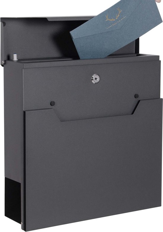 Nambo Brievenbus Antraciet Brievenbus rvs naambordje met naam en huisnummer bol Nambo Brievenbus Antraciet Brievenbus rvs naambordje met naam en huisnummer bol